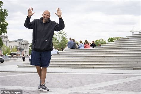 Hoodie-loving John Fetterman will now HAVE to wear a shirt and tie in the Senate: Joe Manchin's ...