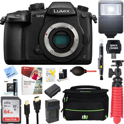 Panasonic LUMIX GH5 20.3MP 4K Mirrorless Digital Camera with WiFi Body ...