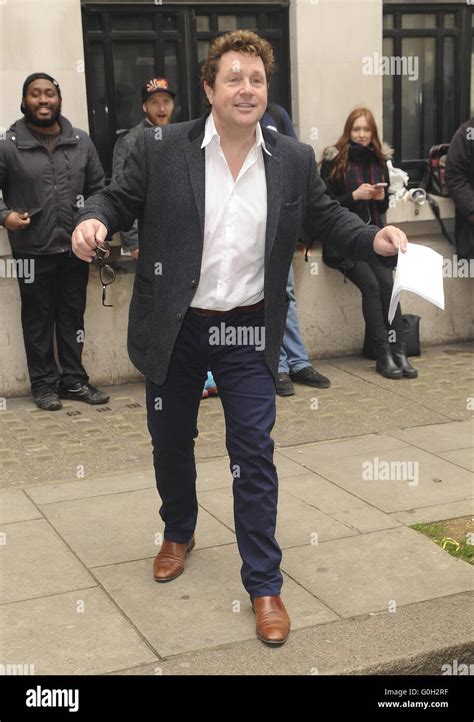 various celebrities seen arriving at BBC Radio 2 Featuring: Michael Ball Where: London, United ...