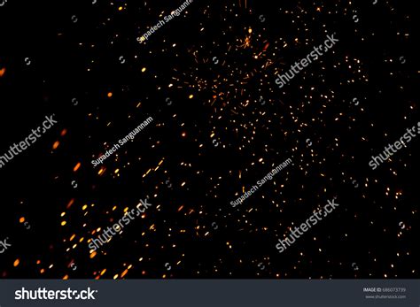 Fire Flakes Cutting Steel Stock Photo 686073739 | Shutterstock