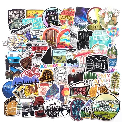 65Pcs Outdoor Stickers - Wholesale Stickers