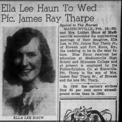 Ella Lee Haun - Newspapers.com™