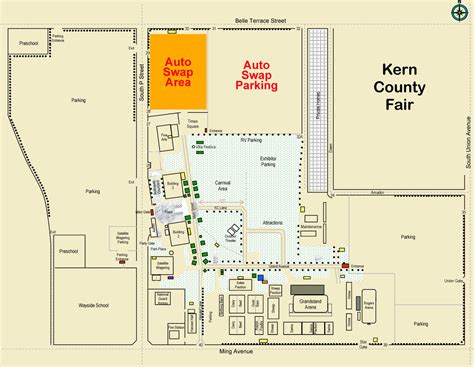 Kern County Fairgrounds Map | Cities And Towns Map