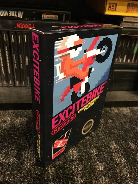 Excitebike NES BoxBox My Games! Reproduction game boxes