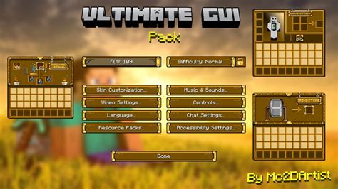 ULTIMATE GUI PACK 1.19+ Minecraft Texture Pack