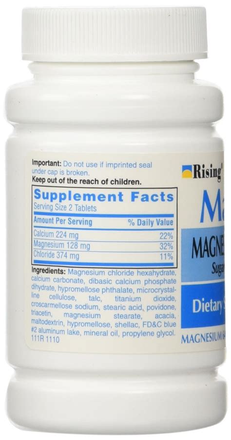 New Mag 64 Magnesium Chloride With Calcium 60 Tablets 2 Bottles 120 ...