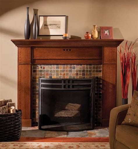 A Face for the Fireplace | Fireplace mantel designs, Craftsman ...