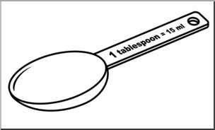 Measuring Spoons Clipart | Free download on ClipArtMag