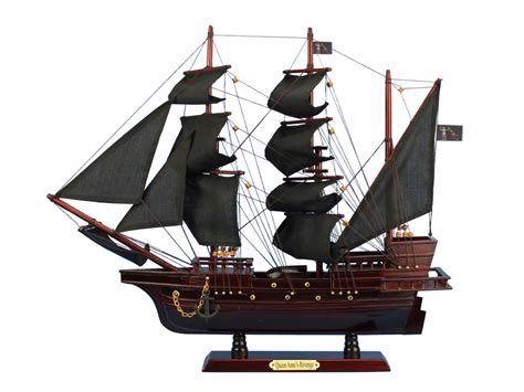 Buy Wooden Blackbeard's Queen Anne's Revenge Model Pirate Ship 20 Inch