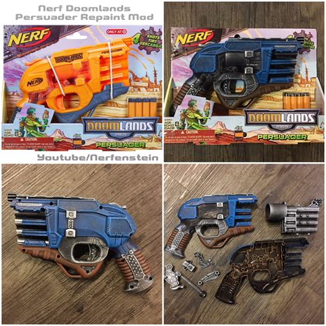 Nerf Doomlands Persuader mod – Nerf Repaint – Board Game Gran ...