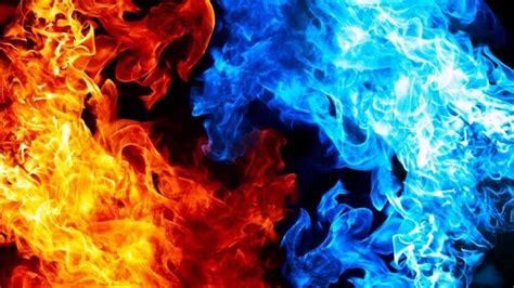 Blue And Red Fire Wallpaper - Abstract HD Wallpapers - HDwallpapers.net