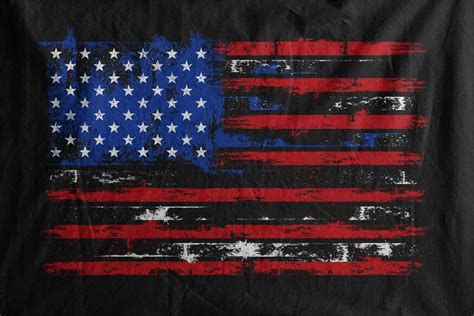 USA Distressed Flag - Illustration American Distressed Flag (716758 ...