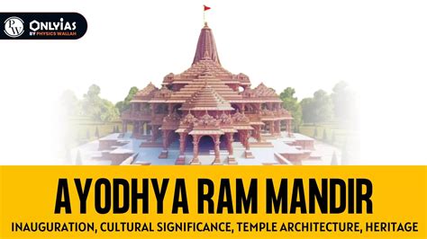 Ayodhya Ram Mandir: Date, Cultural Significance, Temple Architecture, Heritage - PWOnlyIAS