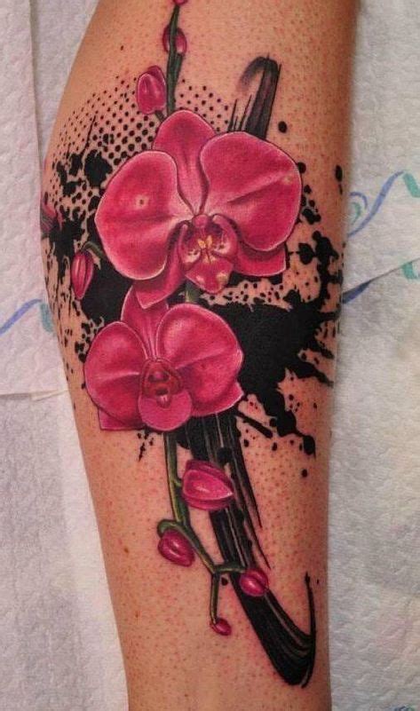 24 ideeën over ORCHID TATTOO | tatoeage, tatoeages, tatoeage ideeën