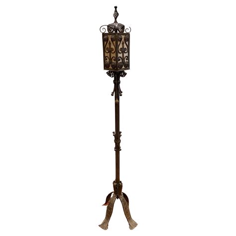 Moorish Medieval Revival Wrought Iron Floor Lamp For Sale at 1stDibs | medieval floor lamp ...