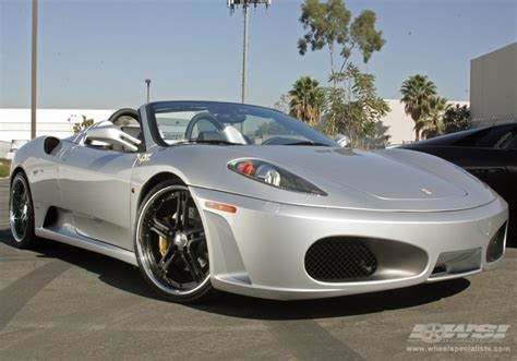 2008 Ferrari F430 with 20" GFG Forged Baghdad-5 in Chrome wheels | Wheel Specialists, Inc.