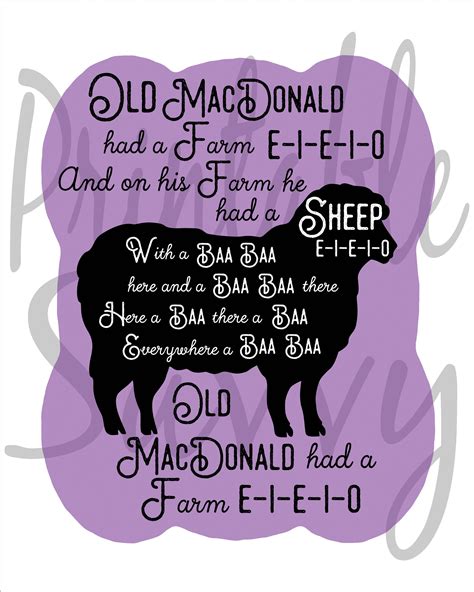 Old Macdonald Farm NURSERY DECOR Farm Animal Nursery Cow - Etsy