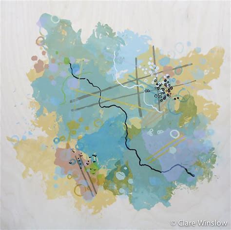 Clare Winslow: Colorful Abstract Printmaking - EmptyEasel.com