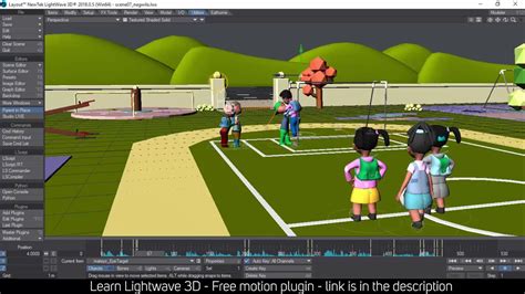 Free Motion Plugin & Tutorial for quick Animation - Newtek Lightwave 3D - YouTube