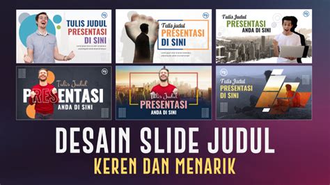 20 Contoh Desain Slide Judul Presentasi Yang Keren dan Menarik - Rona Presentasi