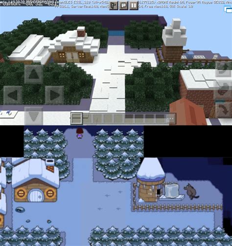 Minecraft Snowdin Town Recreation : r/Undertale