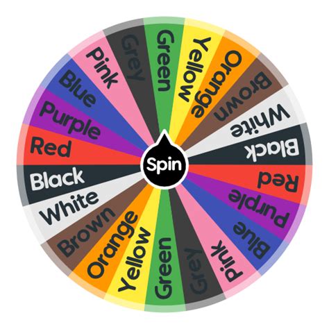 Online Color Wheel Spinner