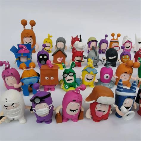 10pcs 20pcs 50pcs Oddbods Toy Figures Zee Jeff Fuse Slick PVC Action ...