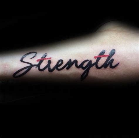 Strength Tattoos For Men