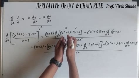 PHYSICS JEE | NEET | FOUNDATION LECTURE 4 : Derivative U Divided by V Rule & Chain Rule - YouTube