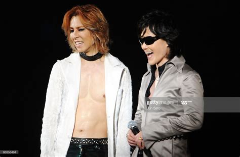 Nieuwsfoto's : Musicians Yoshiki and Toshi during the X Japan... | Japan, Tokyo