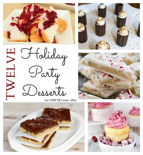 12 Holiday Party Desserts - My Craftily Ever After