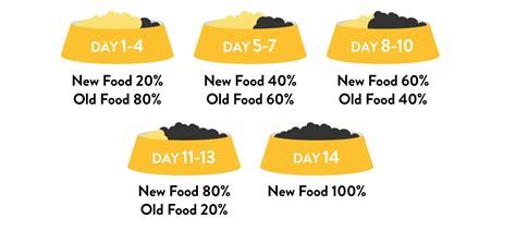 Transitioning Dog Food Chart Flash Sales | centralcountiesservices.org