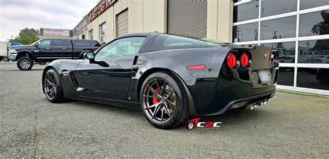 Corvette C6 With Black Wheels