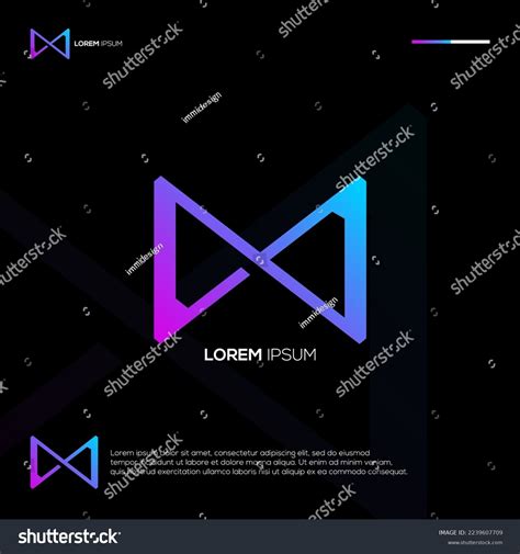 Minimalist Letter M Logo Design Stock Vector (Royalty Free) 2239607709 ...