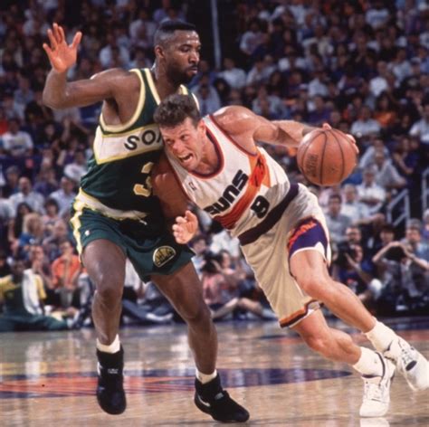 Dan Majerle and Derrick McKey- 1993 NBA Playoffs | Baseball playoffs ...