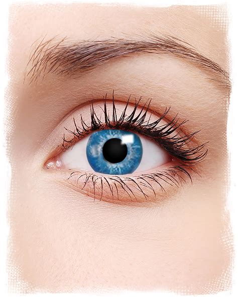 Ocean Blue contact lenses | Soft contact lenses in ocean blue | Horror-Shop.com