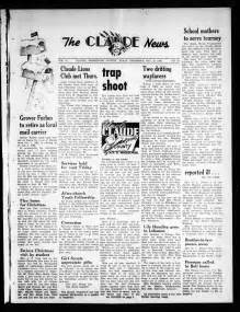 The Claude News (Claude, Tex.), Vol. 71, No. 19, Ed. 1 Thursday, December 29, 1960 - The Portal ...