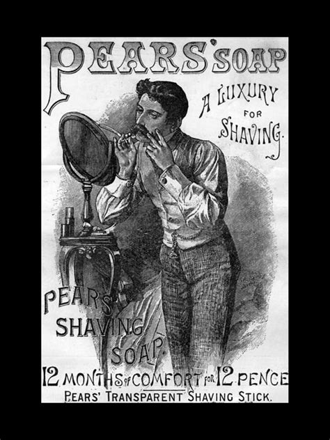 Vintage Barber Shop Wall Art Poster Old-time Pears by ArleyArt