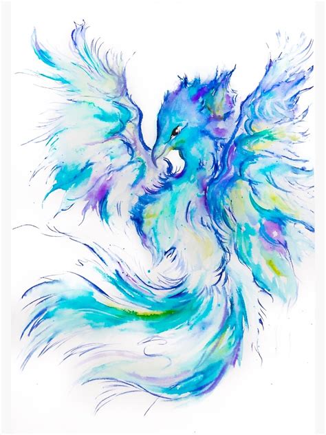 "Water Phoenix" Poster for Sale by kalchuuk | Redbubble