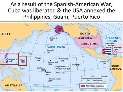 Spanish American War Territories Gained