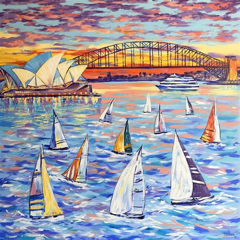 Sydney Harbour Sailing - Art Lovers Australia