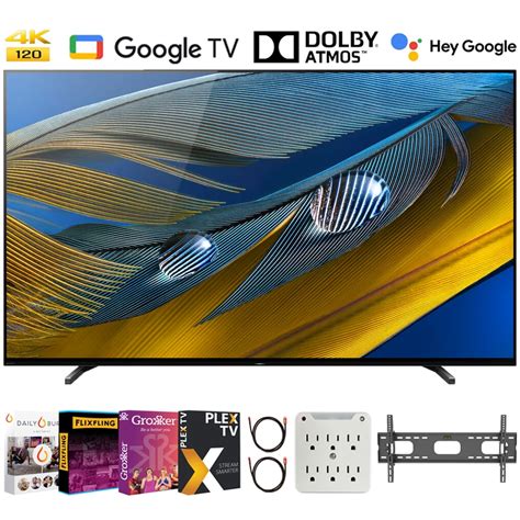 Sony BRAVIA XR A80J 77 Inch 4K HDR OLED 2021 Smart Google TV Bundle ...