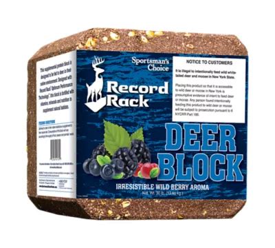 Record Rack Deer Block, 30.3 lb. Block at Tractor Supply Co.