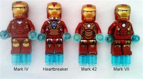 Lego Iron Man x 4