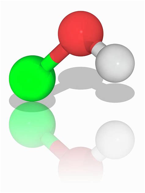 Hypochlorous Acid Chemical Compound Molecule Photograph by Laguna Design/science Photo Library ...