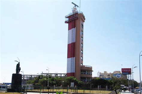 Lighthouse At Marina Beach