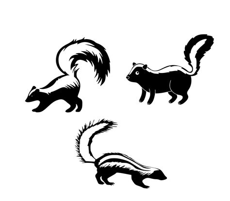 Skunk svg . Skunk Clipart . Skunk Silhouette . Skunk svg | Etsy