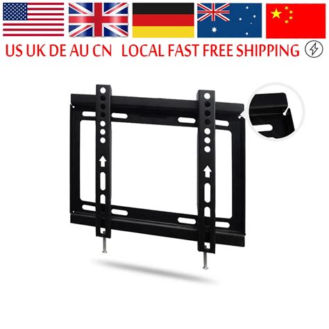 Flat TV Wall Mount Bracket LCD LED Screen for 14 inch to 32 inch TV Screen TV Mount Wall Tilt ...