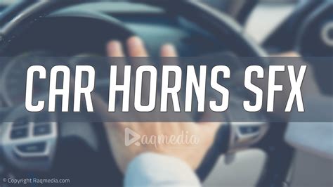 Car Horns SFX Sound Effect - YouTube