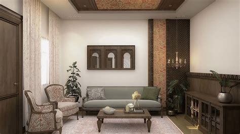 Ethnic Bedroom with Living Room 3D model | CGTrader